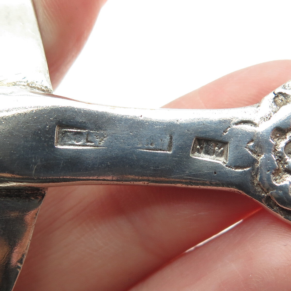 Eik Solv-Plett 700 Silver Vintage Norway Trondhjems Domkirke Spoon