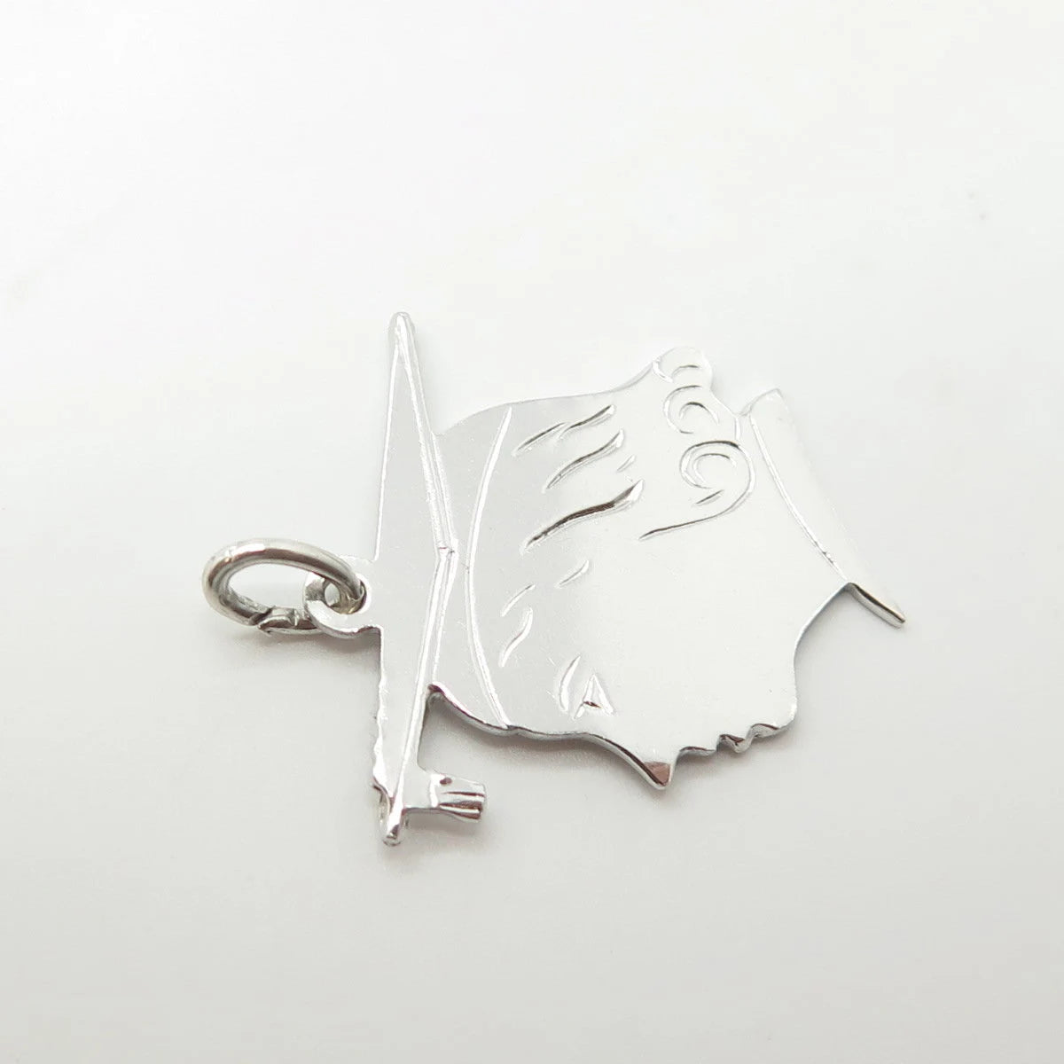 925 Sterling Silver Vintage Griffith & Sons Co Graduate Student Charm Pendant