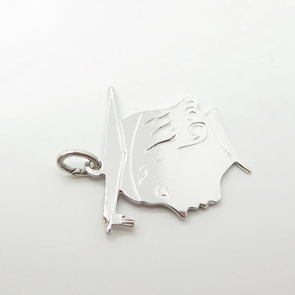 925 Sterling Silver Vintage Griffith & Sons Co Graduate Student Charm Pendant