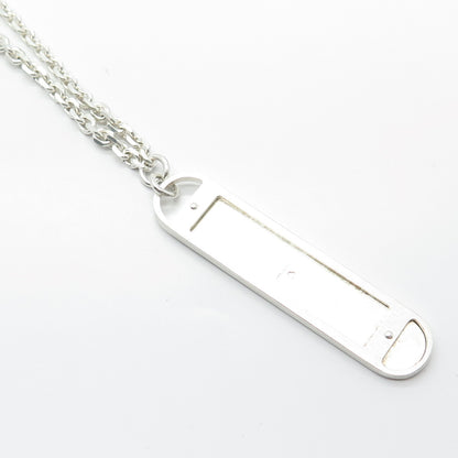 925 Sterling Silver Vintage Rolo Chain Necklace 18"
