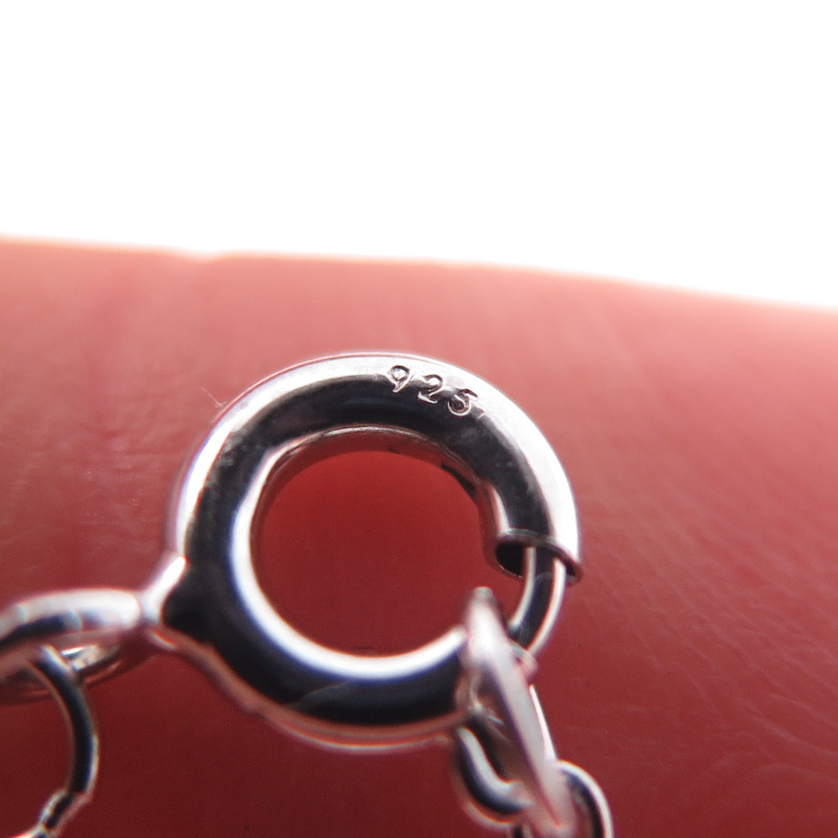 925 Sterling Silver Round-Cut C Z Heart Cable Chain Necklace 18"