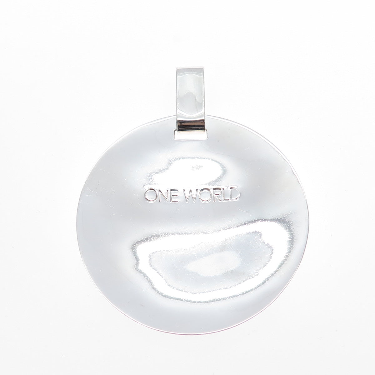 ROBERT LEE MORRIS 925 Sterling Silver Vintage One World Oxidized Pendant