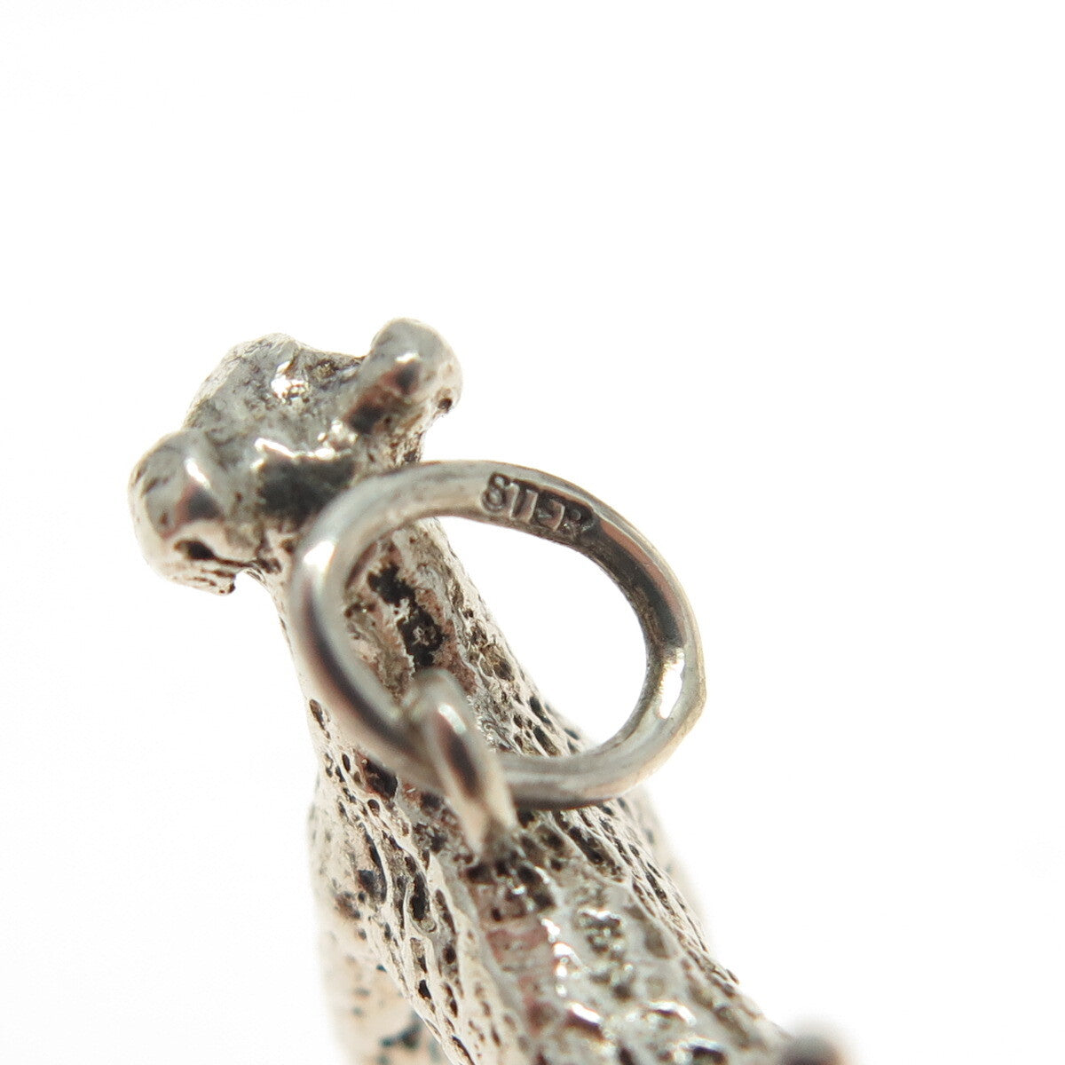 925 Sterling Silver Vintage Kerry Blue Terrier Dog Minimalist Charm Pendant