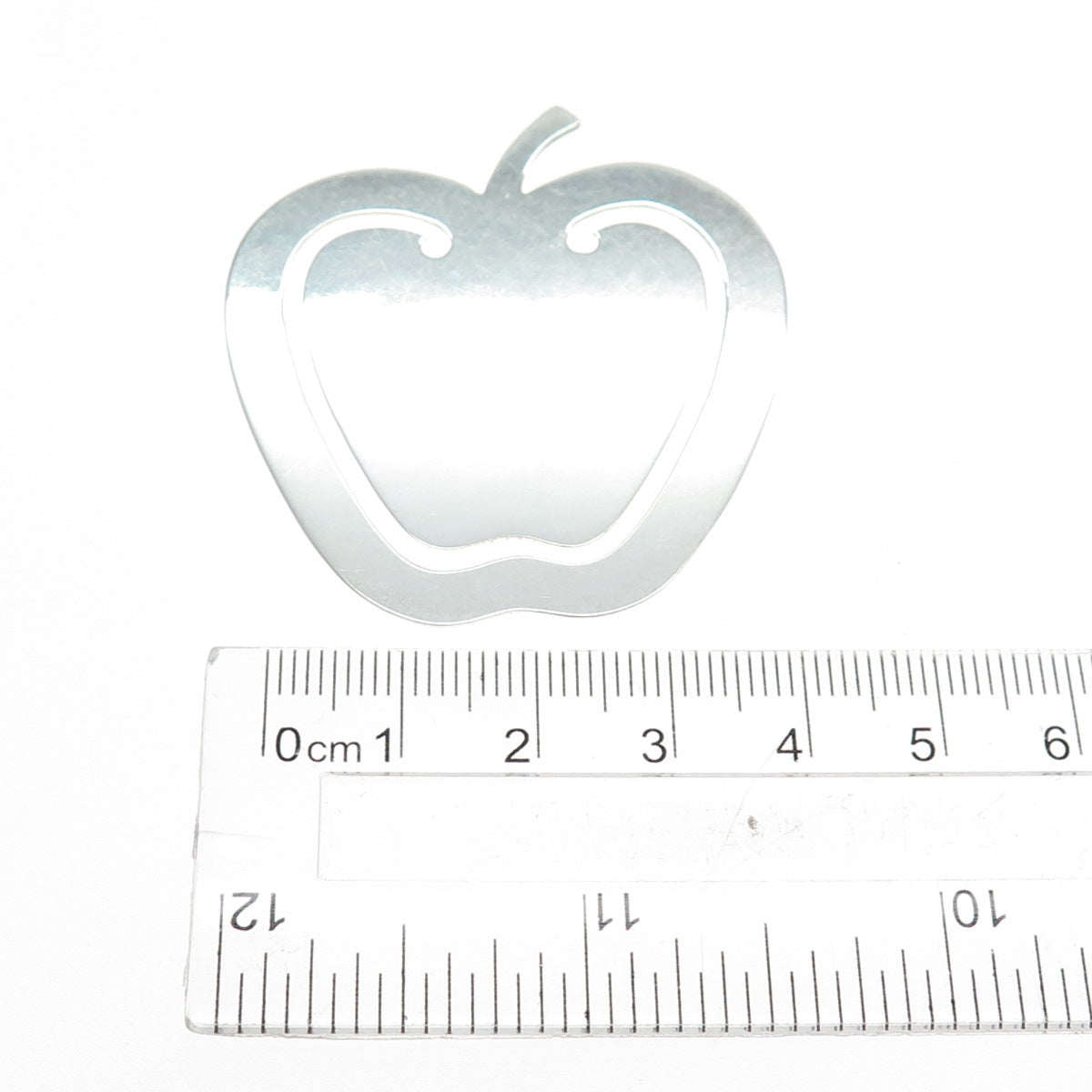925 Sterling Silver Vintage Mexico Modernist Apple Bookmark