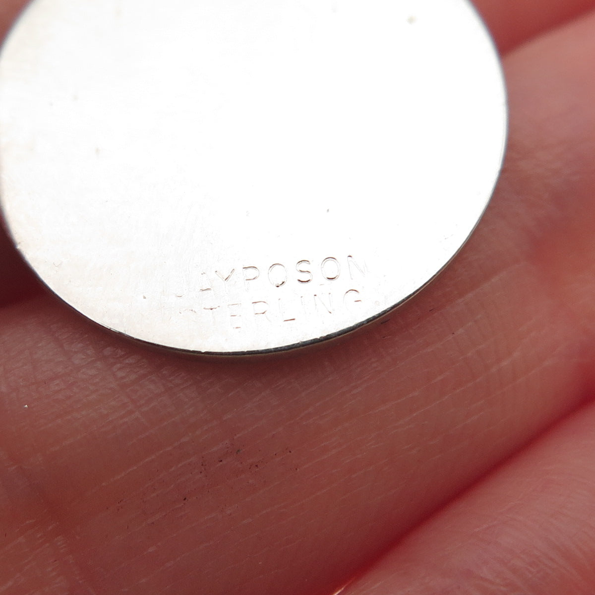 JAY POSON 925 Sterling Silver Vintage Judaica Charm Pendant