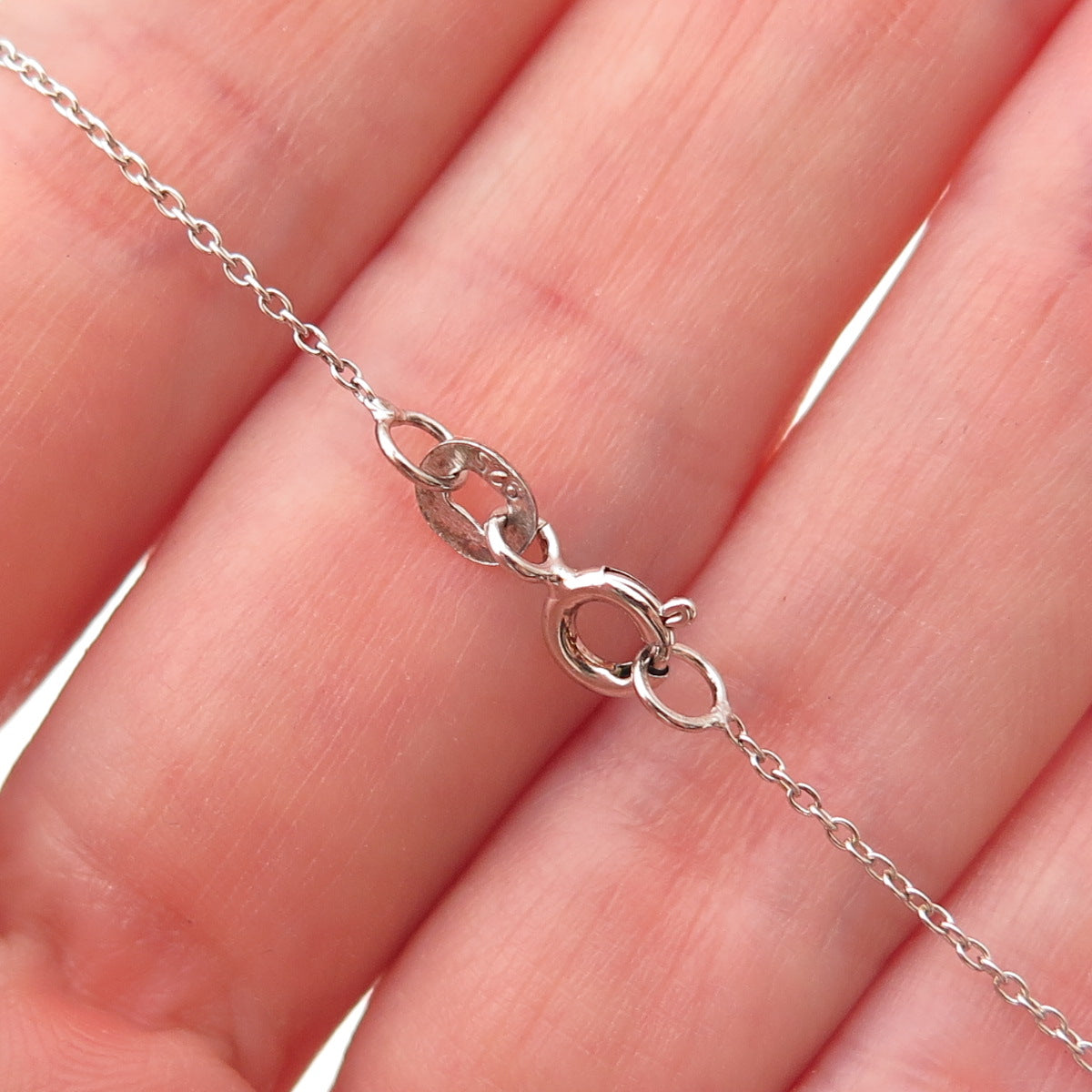 Chuck Clemency 925 Sterling Silver Real Tanzanite Cross Cable Chain Necklace 20"