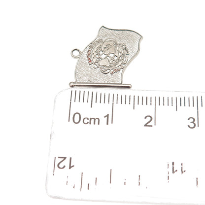 Elco Sterling Silver Vintage 1964-65 New York World's Fair Mini Charm Pendant