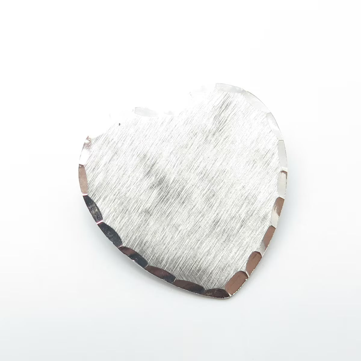 Beau 925 Sterling Silver Vintage Textured Heart Pin Brooch