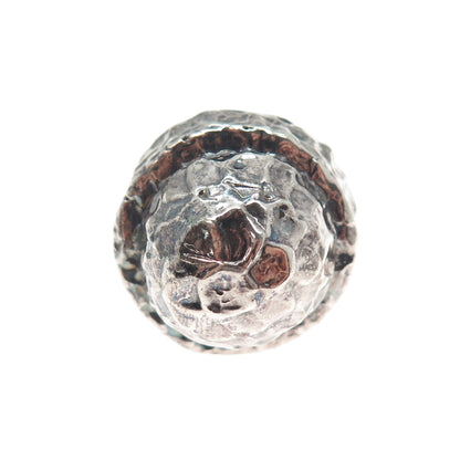 MB Margaret Bowman 925 Sterling Silver Vintage Modernist Dome Ring Size 8.75