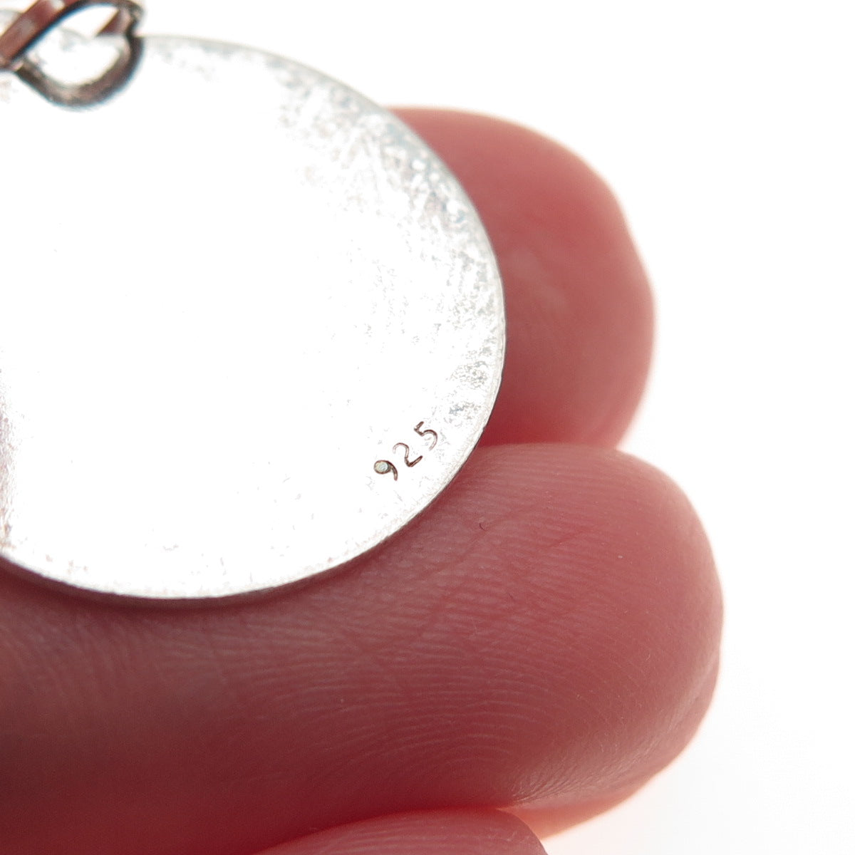 925 Sterling Silver Vintage To My Bridesmaid Charm Pendant
