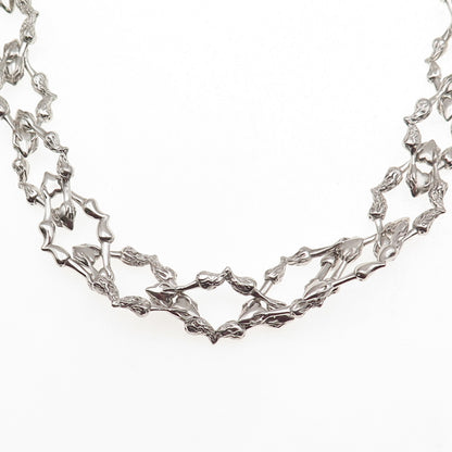 Hard Jewelry 925 Sterling Silver Chain of Addiction Necklace 16"