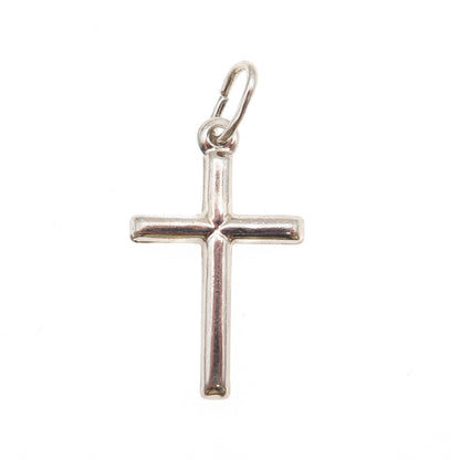 925 Sterling Silver Italy Cross Religious Charm Pendant