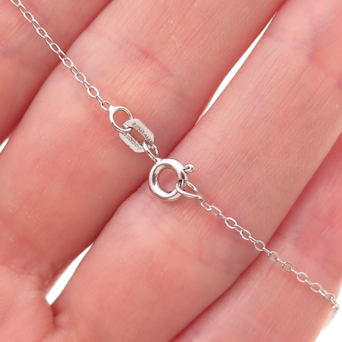 Chuck Clemency 925 Sterling Silver Real Tanzanite & Citrine Chain Necklace 20"
