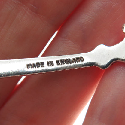 TURNER & SIMPSON 925 Sterling Vintage 1962 Birmingham London Coat of Arms Spoon
