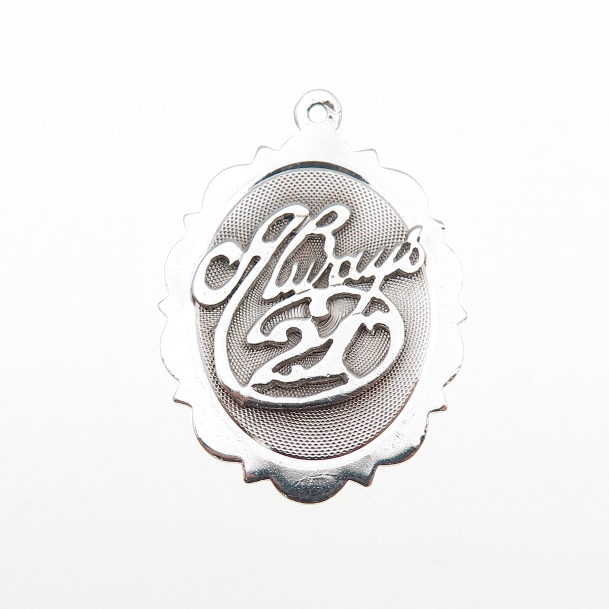 Town & Country 925 Sterling Silver Vintage Always 21 Charm Pendant