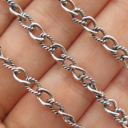 EFFY 925 Sterling Silver Curb Chain Necklace 18"