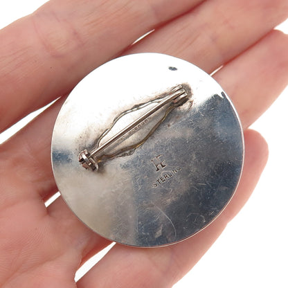 Hyman Co. 925 Sterling Silver Vintage Trilobite Fossil Oxidized Pin Brooch