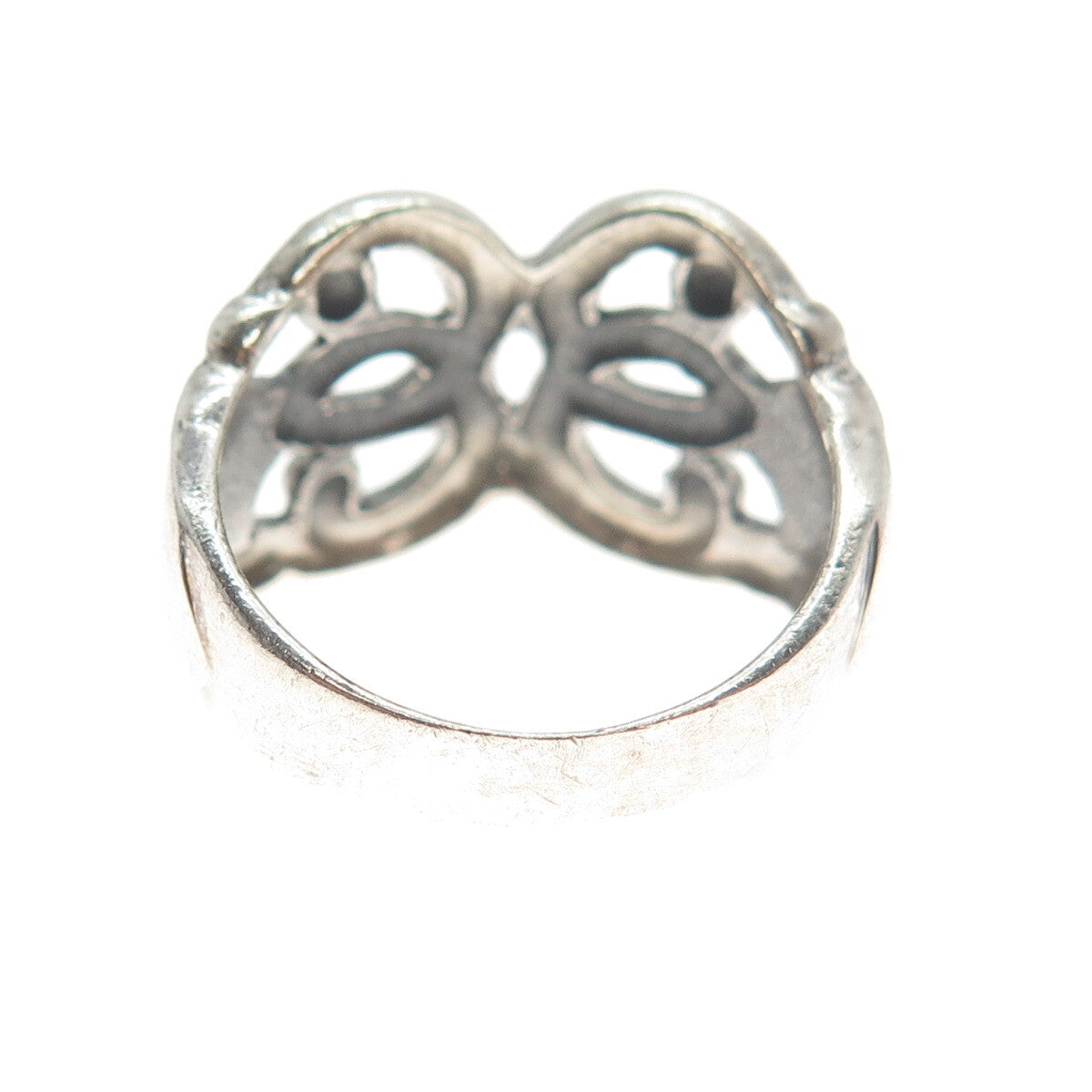 CHARLES WINSTON 925 Sterling Silver Vintage Celtic Ring Size 8