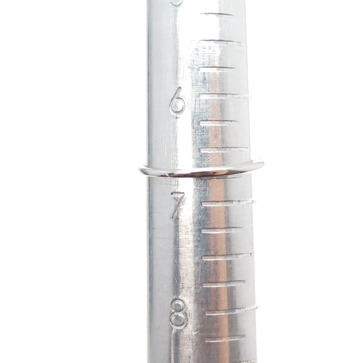 SAI 925 Sterling Silver Lab-Created Ruby & Real White Topaz Ring Size 6.75