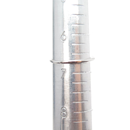 SAI 925 Sterling Silver Lab-Created Ruby & Real White Topaz Ring Size 6.75