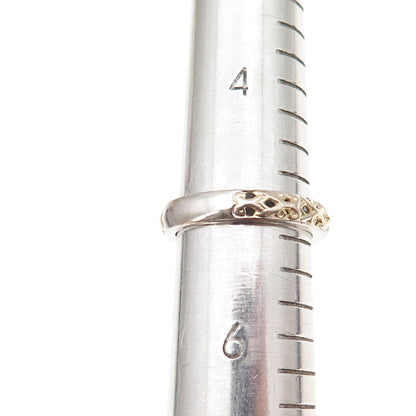 Michael Valitutti Gems En Vogue Sterling 2-Tone Amethyst Heart Ring Size 5.25