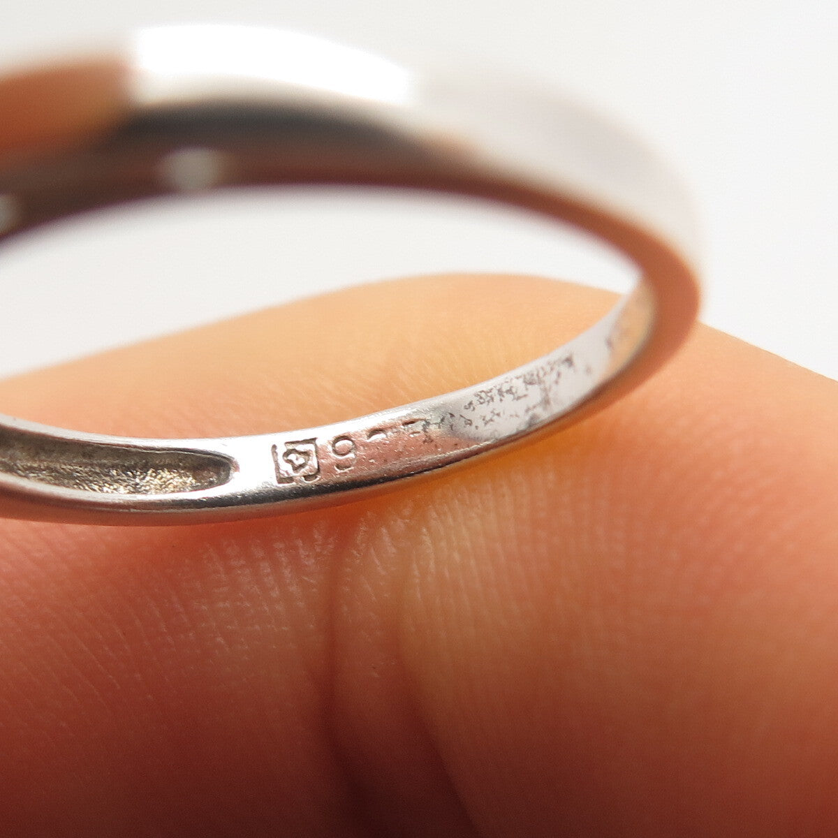 925 Sterling Silver Michelle Albala Lab-Created Sapphire Round-Cut Ring Size 6