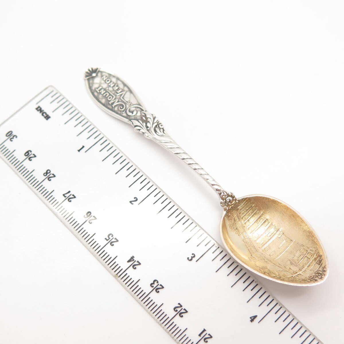 925 Sterling Silver 2-Tone Vintage "Mount Vernon" Spoon