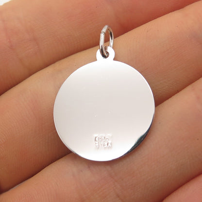 925 Sterling Silver Vintage Judge's Hammer Charm Pendant