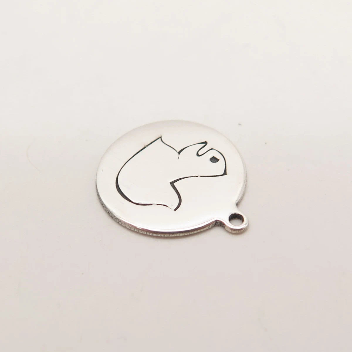 925 Sterling Silver USA Two In Town Squirrel Charm Pendant