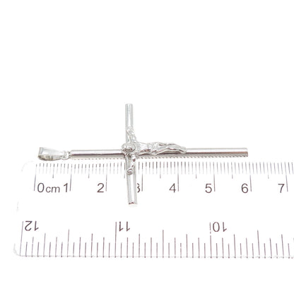 925 Sterling Silver Vintage Crucifix Cross Religious Charm Pendant