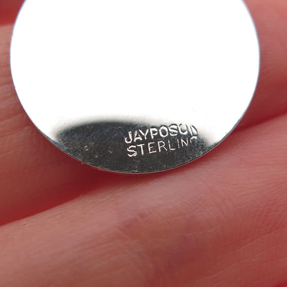 JAY POSON 925 Sterling Silver Vintage Sunday's Child Charm Pendant
