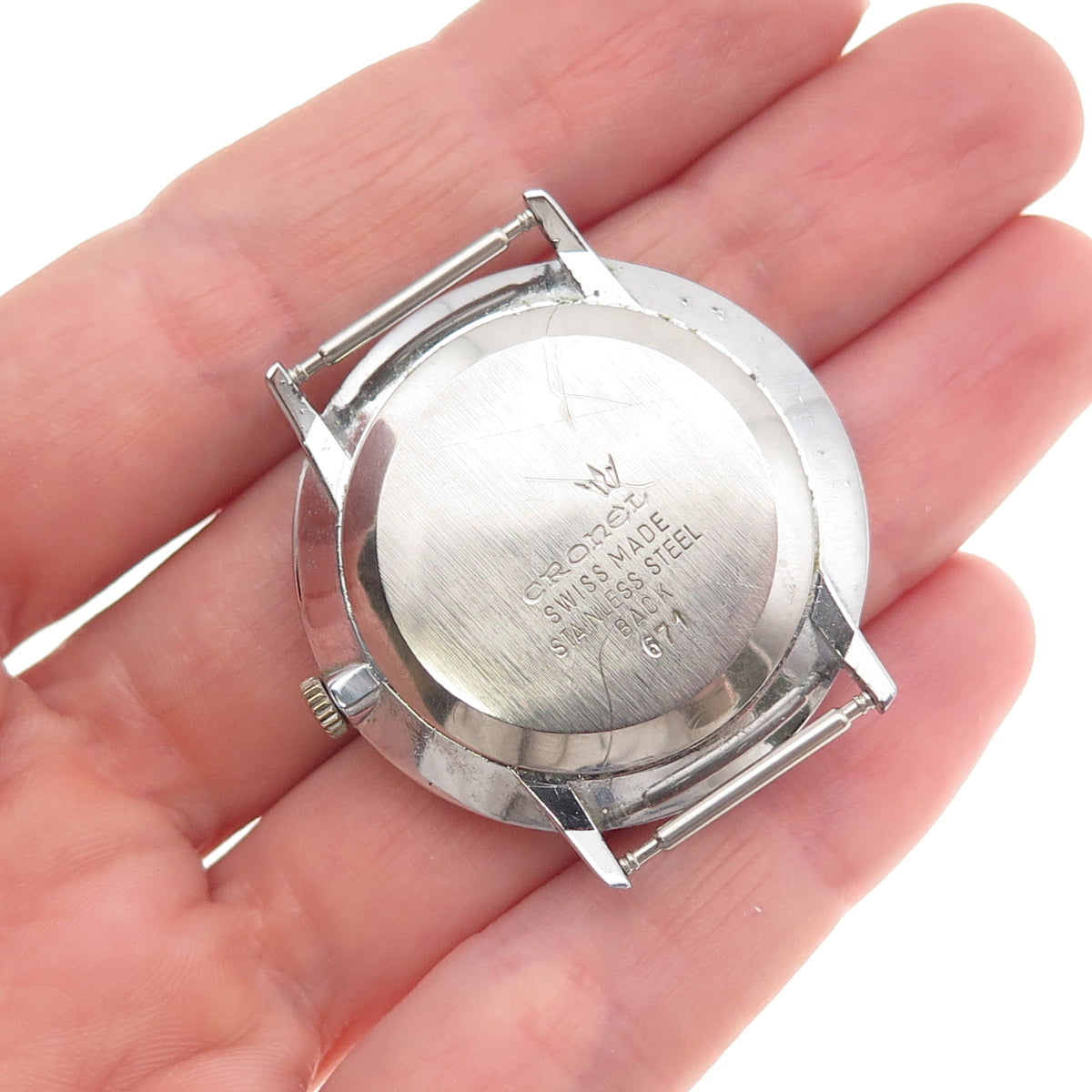 Cronel Vintage Swiss Park-Royal 671 Manual Wind Movement Shock-Protected Watch