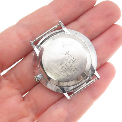 Cronel Vintage Swiss Park-Royal 671 Manual Wind Movement Shock-Protected Watch