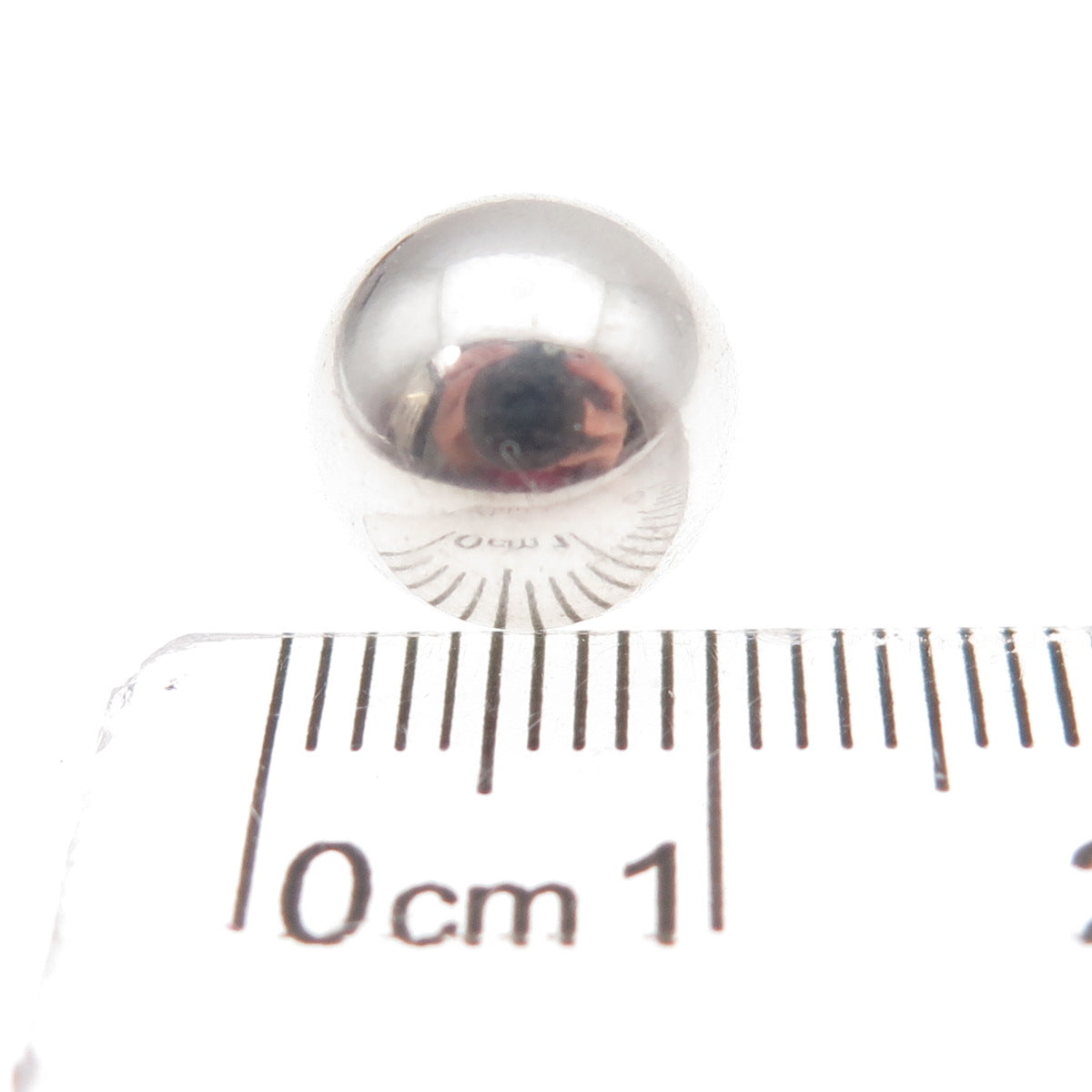 Tiffany & Co. 925 Sterling Silver Vintage HardWear 10mm Ball Stud Earrings