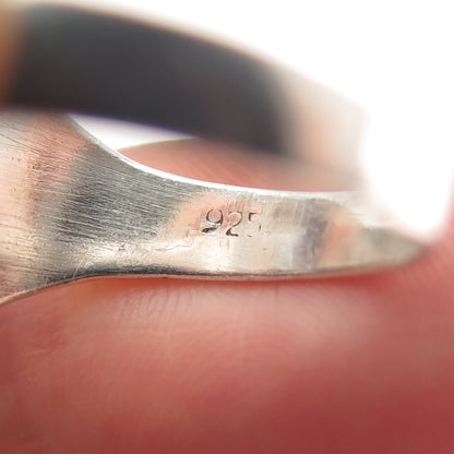 925 Sterling Silver Vintage Egyptian Pharaoh Ring Size 9.5