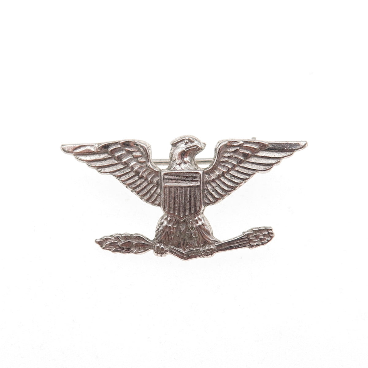 Amico 925 Sterling Silver Antique WWII US Army Air Force Colonel Pin Brooch