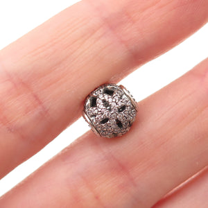 Pandora 925 Sterling Silver C Z Essence Appreciation Slide Bead Charm
