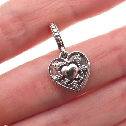 Pandora 925 Sterling Silver My Wife Always Heart Dangle Charm