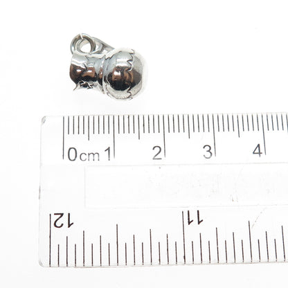 Old Pawn 925 Sterling Silver Vintage Southwestern Pitcher Mini 3D Charm Pendant
