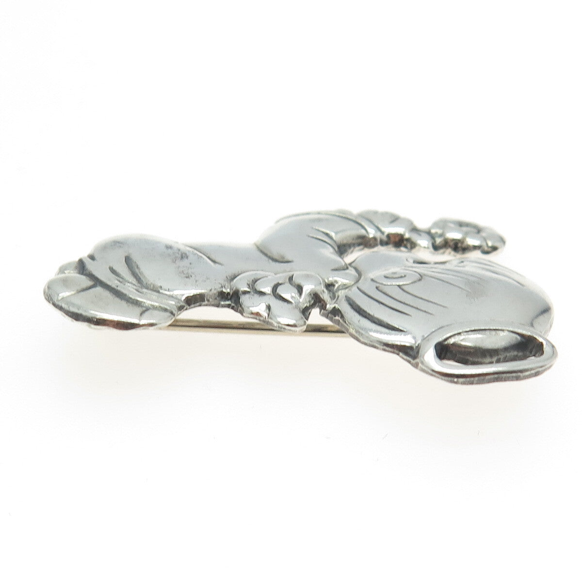 PRECIOUS MOMENTS 925 Sterling Silver Vintage Mexico Baby Angel Pin Brooch