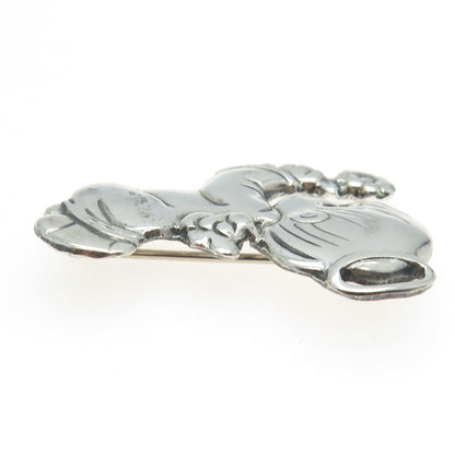 PRECIOUS MOMENTS 925 Sterling Silver Vintage Mexico Baby Angel Pin Brooch