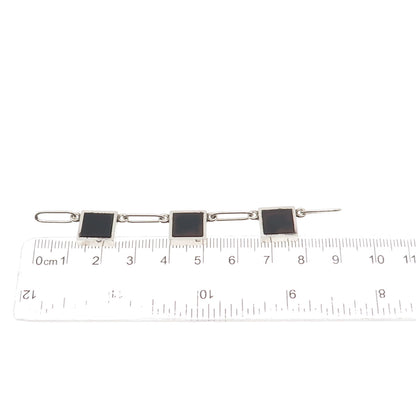 Arne Johansen 925S Sterling Vintage Denmark Centerpiece Necklace Part 3.5"