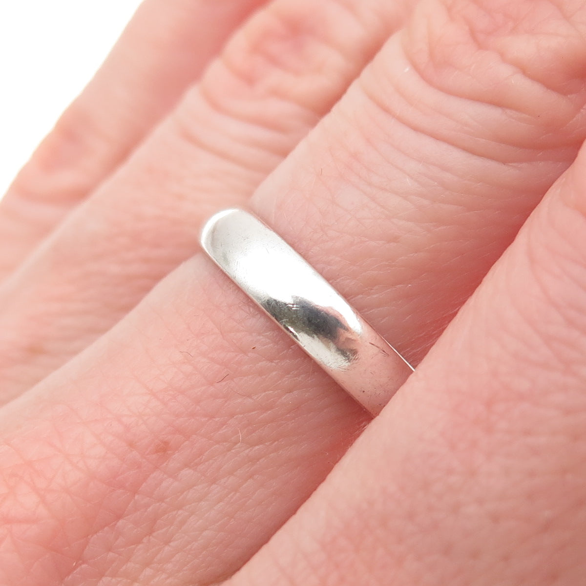James Avery 925 Sterling Silver Vintage Classic Wedding Band Ring Size 6.5