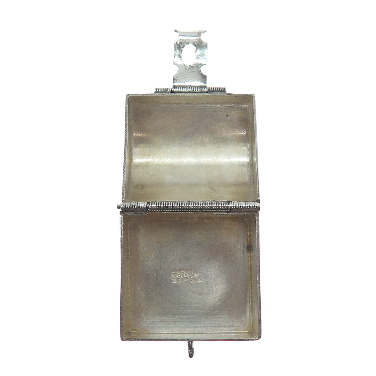 925 Sterling Silver Vintage Mexico Treasure Chest Pill Box Miniature