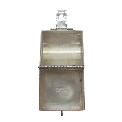 925 Sterling Silver Vintage Mexico Treasure Chest Pill Box Miniature