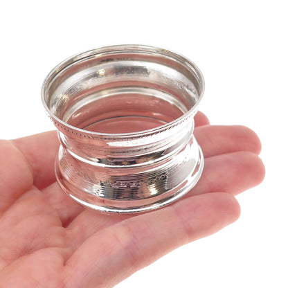S. Blanckensee & Son 925 Sterling Silver Antique 1931 Birmingham Napkin Ring