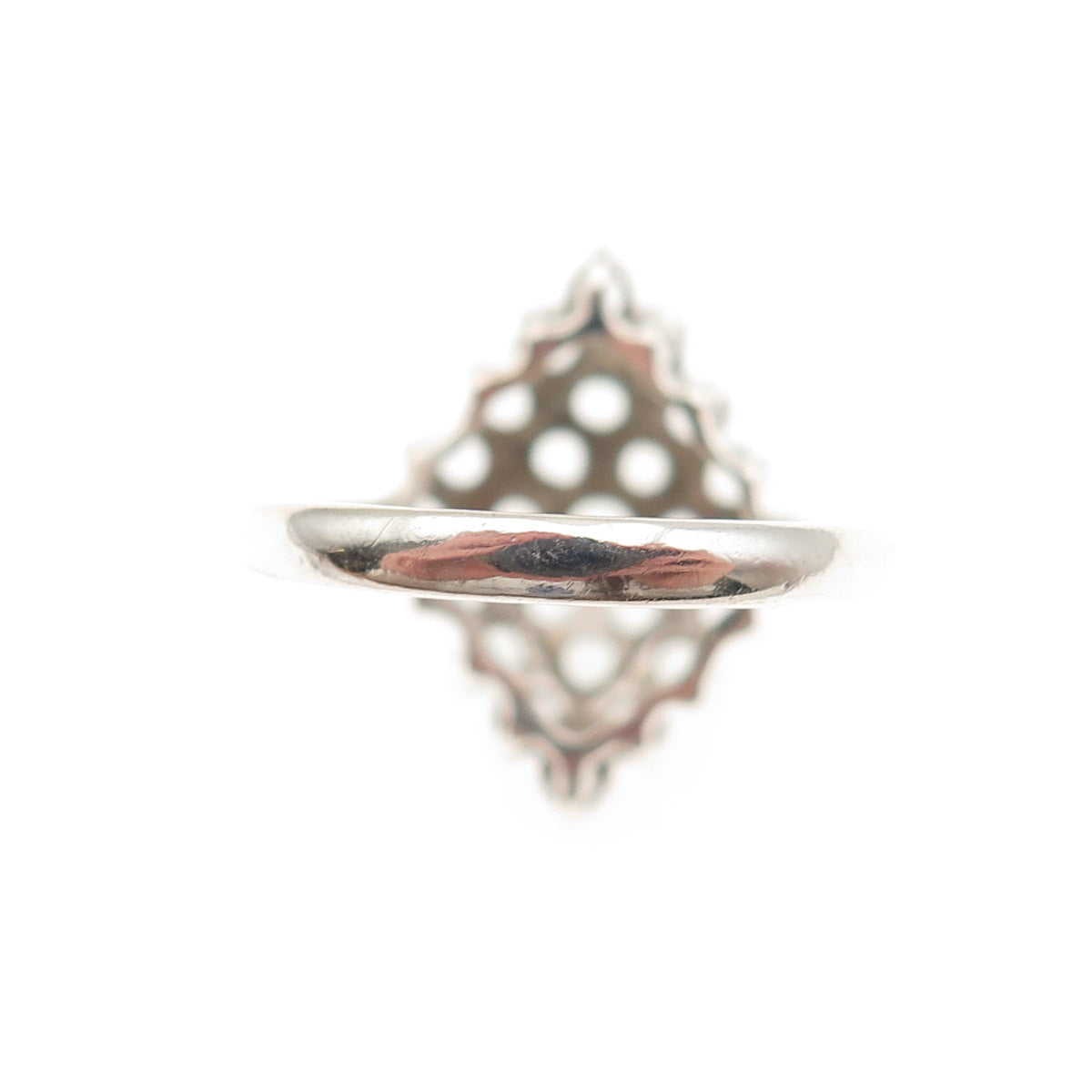 Ross Simons 925 Sterling Silver Vintage Real Blue Topaz Ring Size 8.25