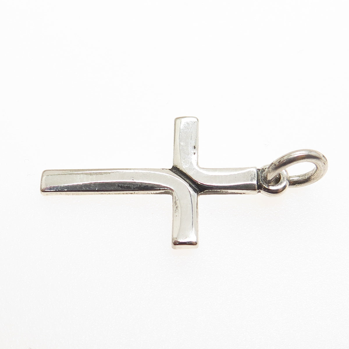 925 Sterling Silver Vintage Cross Minimalist Charm Pendant