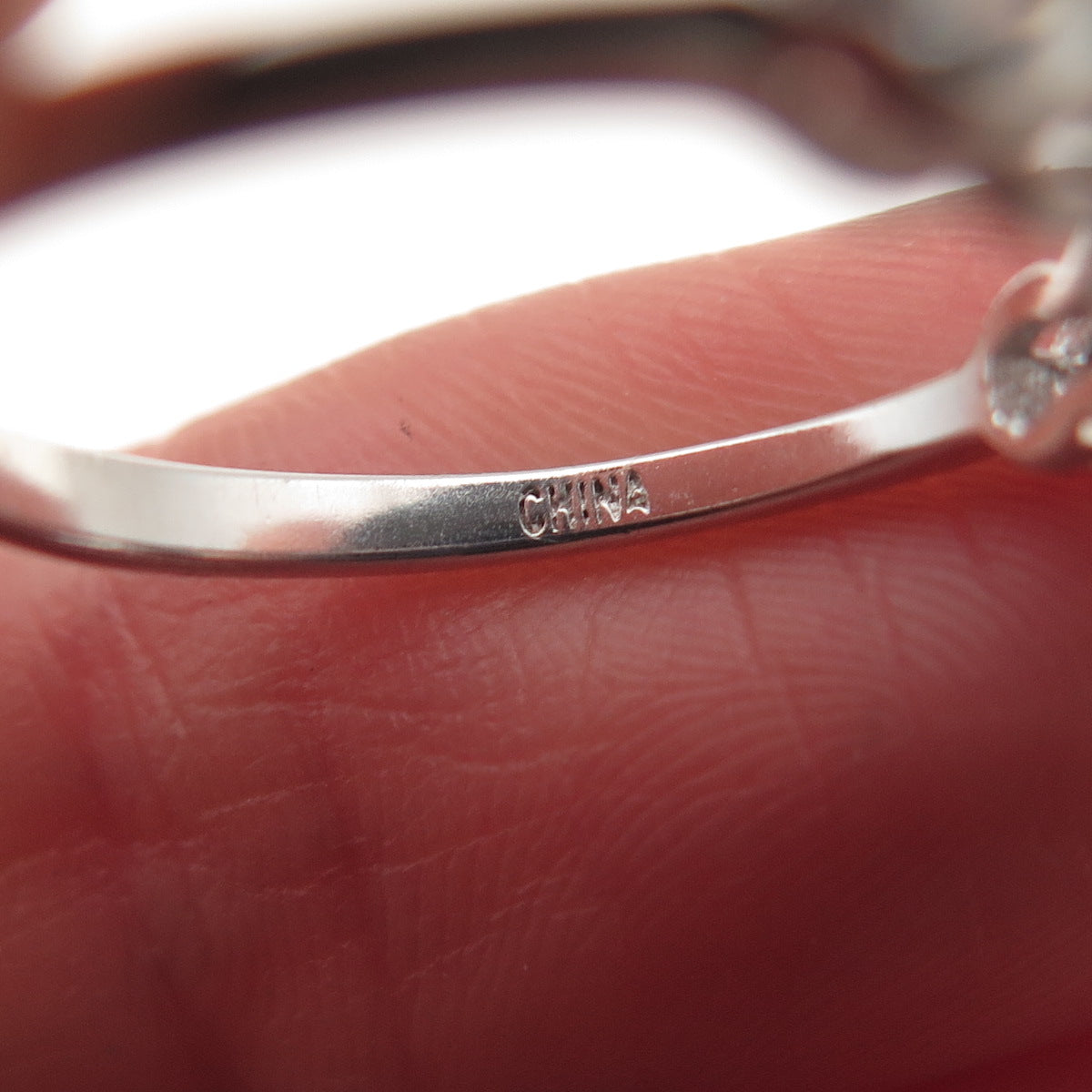 925 Sterling Silver Round-Cut C Z Half Eternity Band Ring Size 7.25