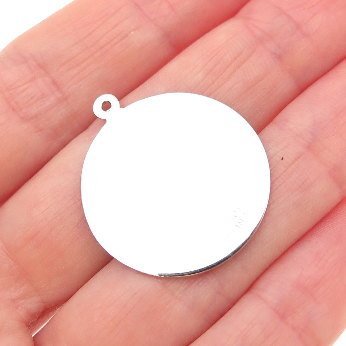 JAY POSON 925 Sterling Silver Vintage Saturday's Child Charm Pendant